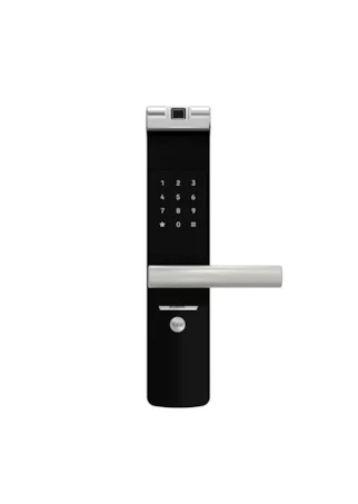 Fechadura Digital YMF 40A abre com Biometria e Senha - Trinco Lingueta e Reversível