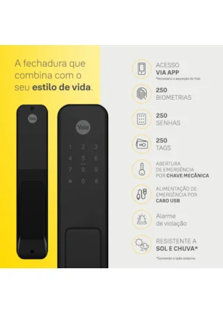 Segunda imagem do produto Fechadura Digital SOLIS