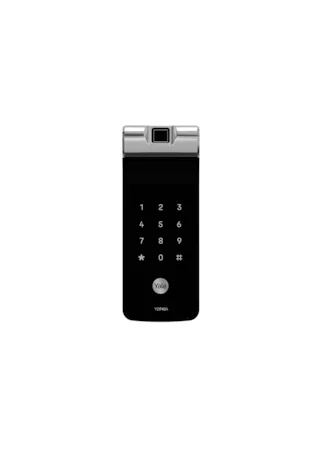 Fechadura Digital YDF 40A RL com APP, Biometria, Senha - Trinco Rolete + Kit Conectividade